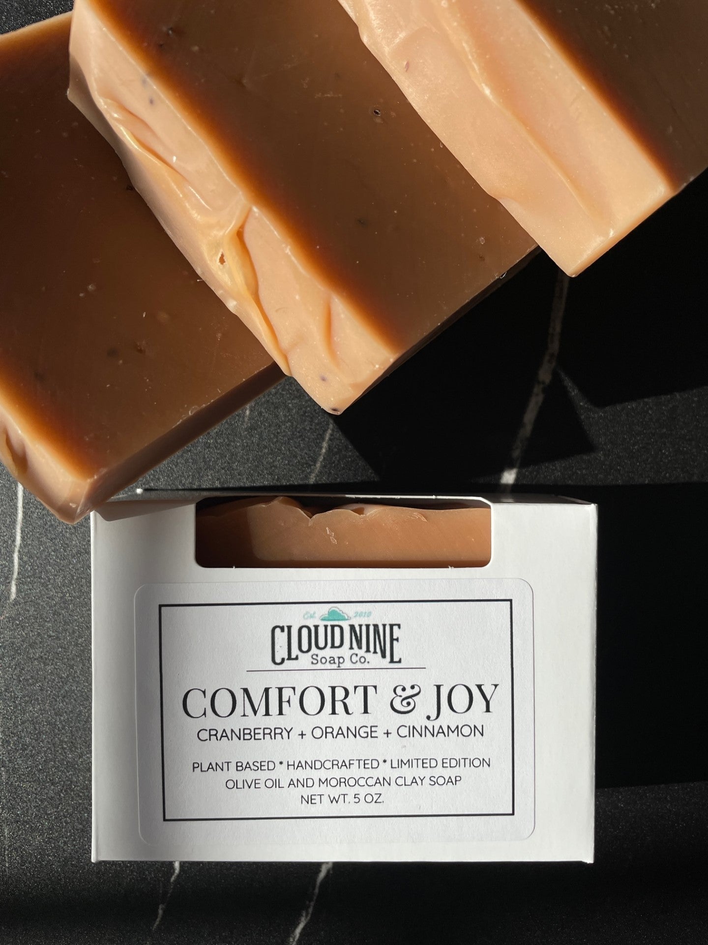 Limited Edition Holiday Soap, Comfort & Joy: Cranberry, Orange, Cinnamon