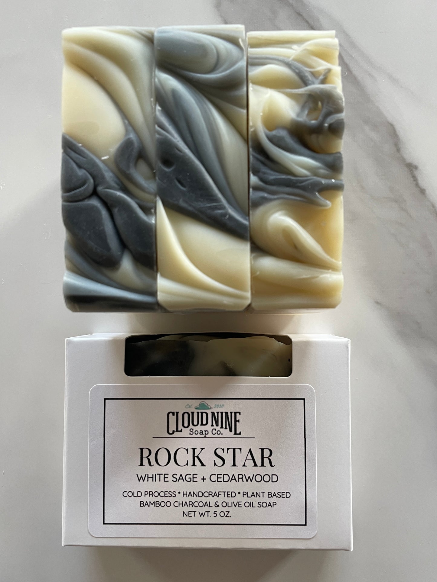 Rock Star Soap: White Sage + Cedarwood