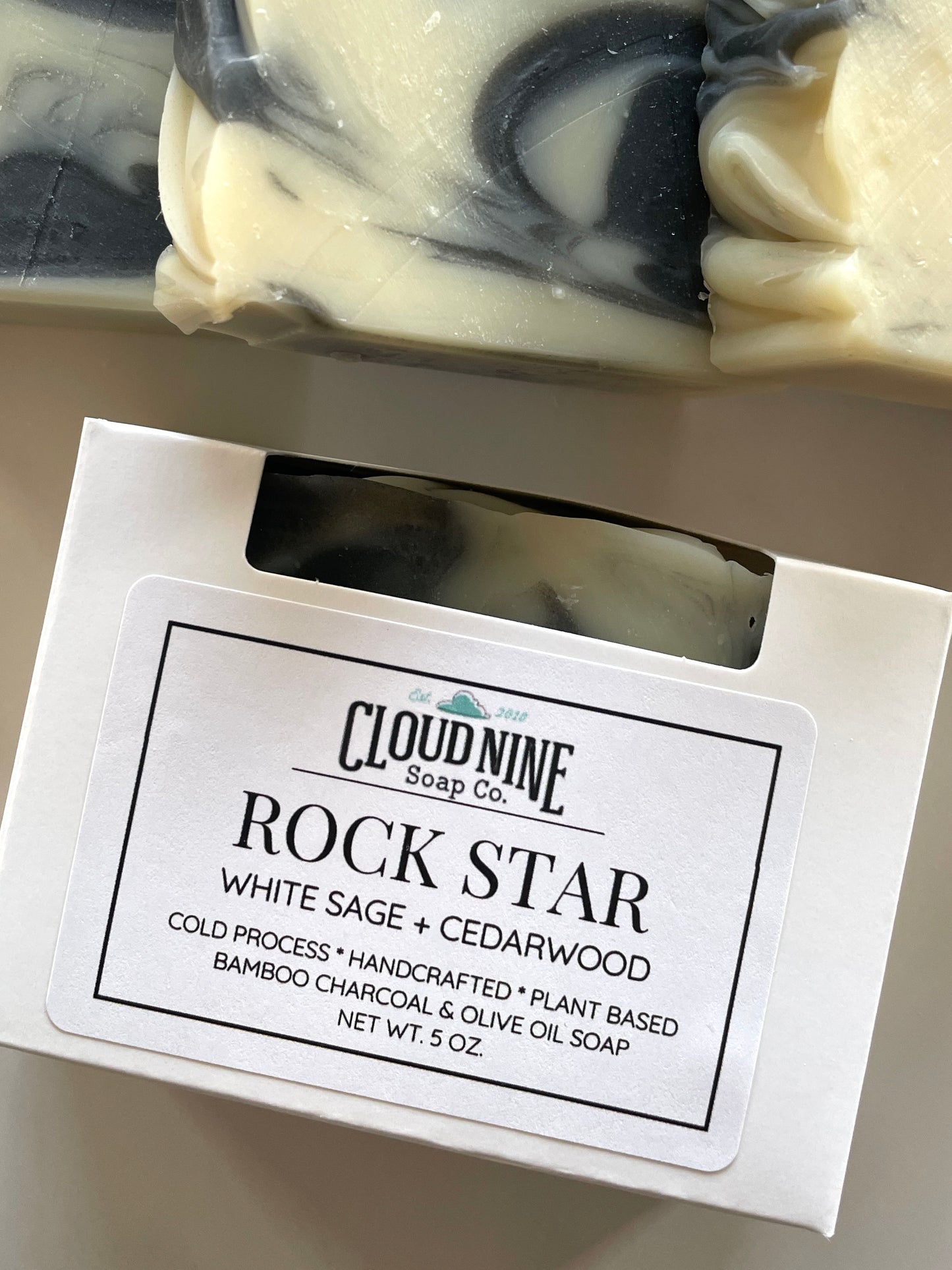 Rock Star Soap: White Sage + Cedarwood