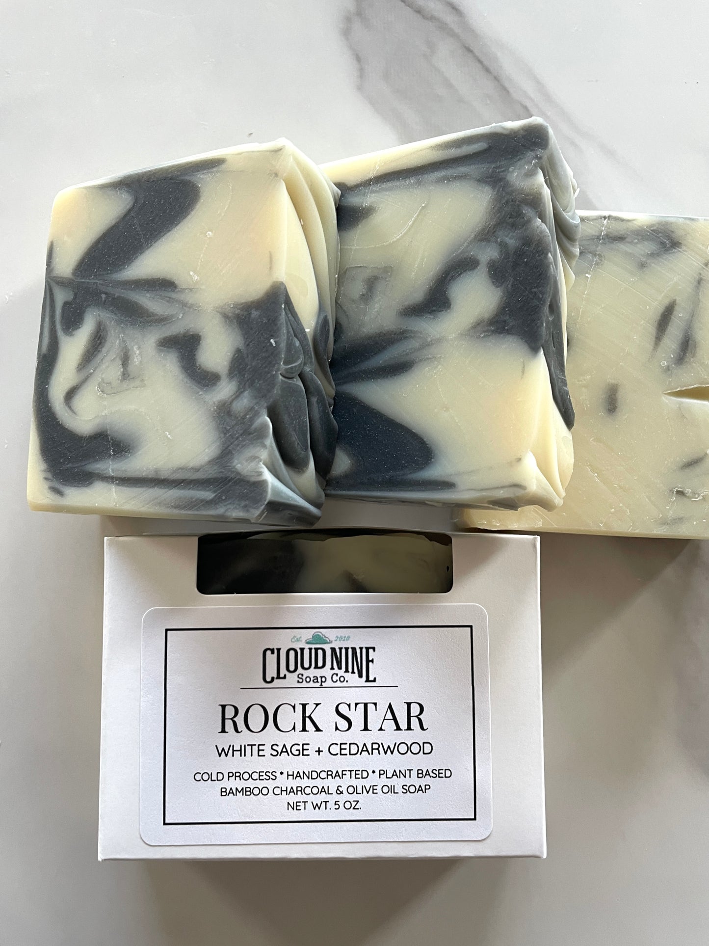 Rock Star Soap: White Sage + Cedarwood