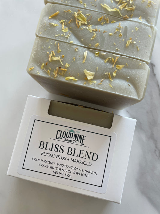 Bliss Blend w/ Aloe Soap: Eucalyptus + Marigold