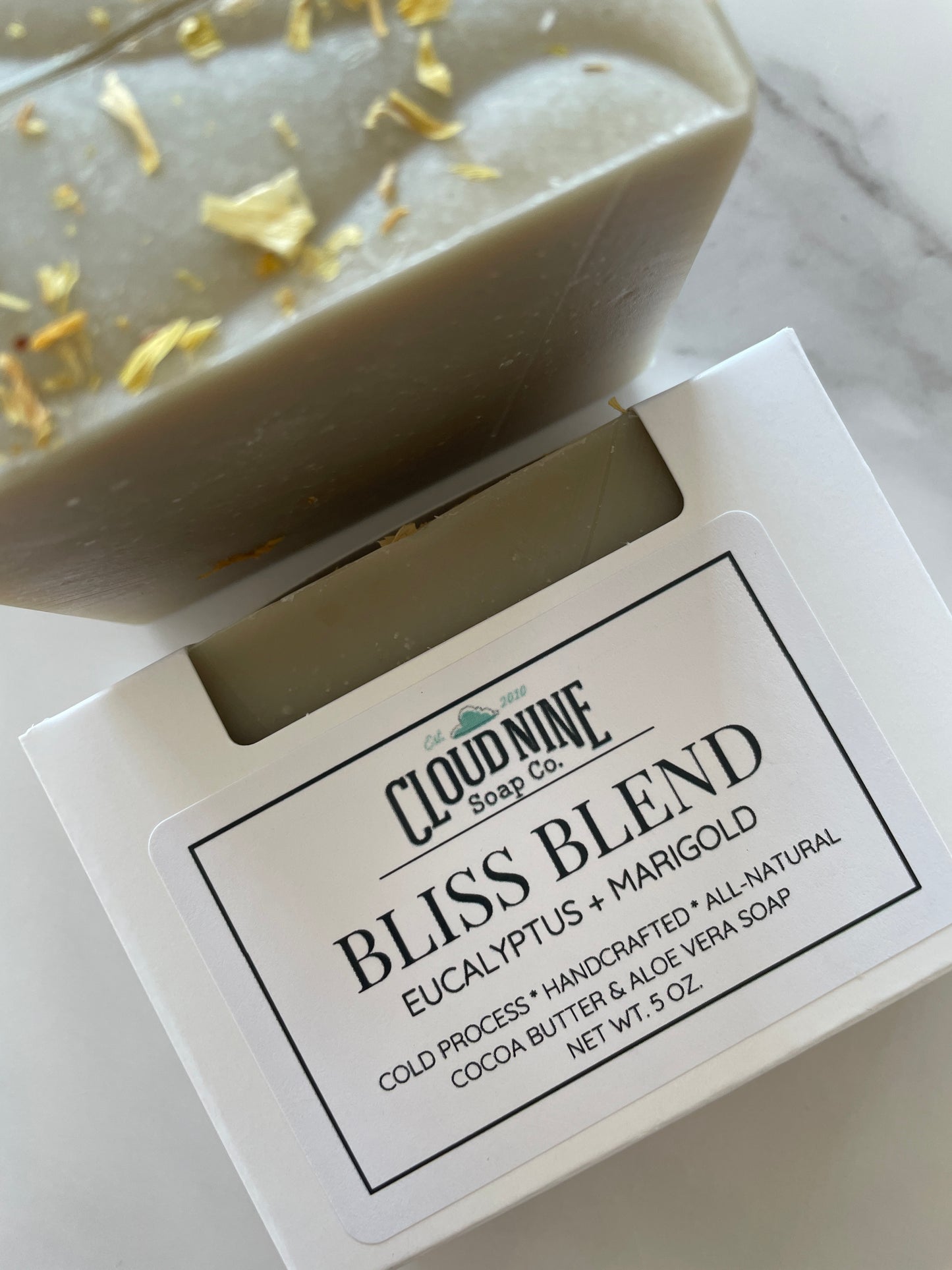 NEW! Bliss Blend w/ Aloe Soap: Eucalyptus + Marigold