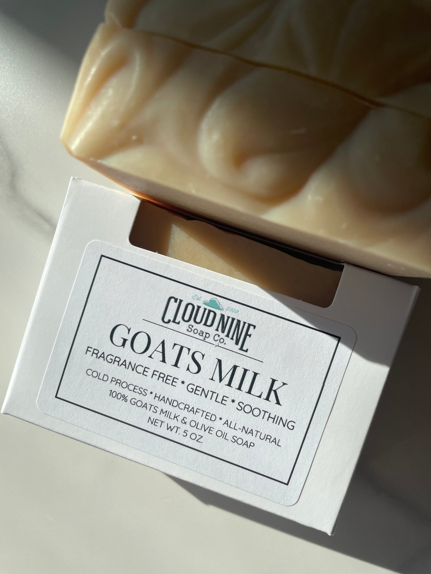 Goats Milk Cold Processed Soap: Fragrance Free