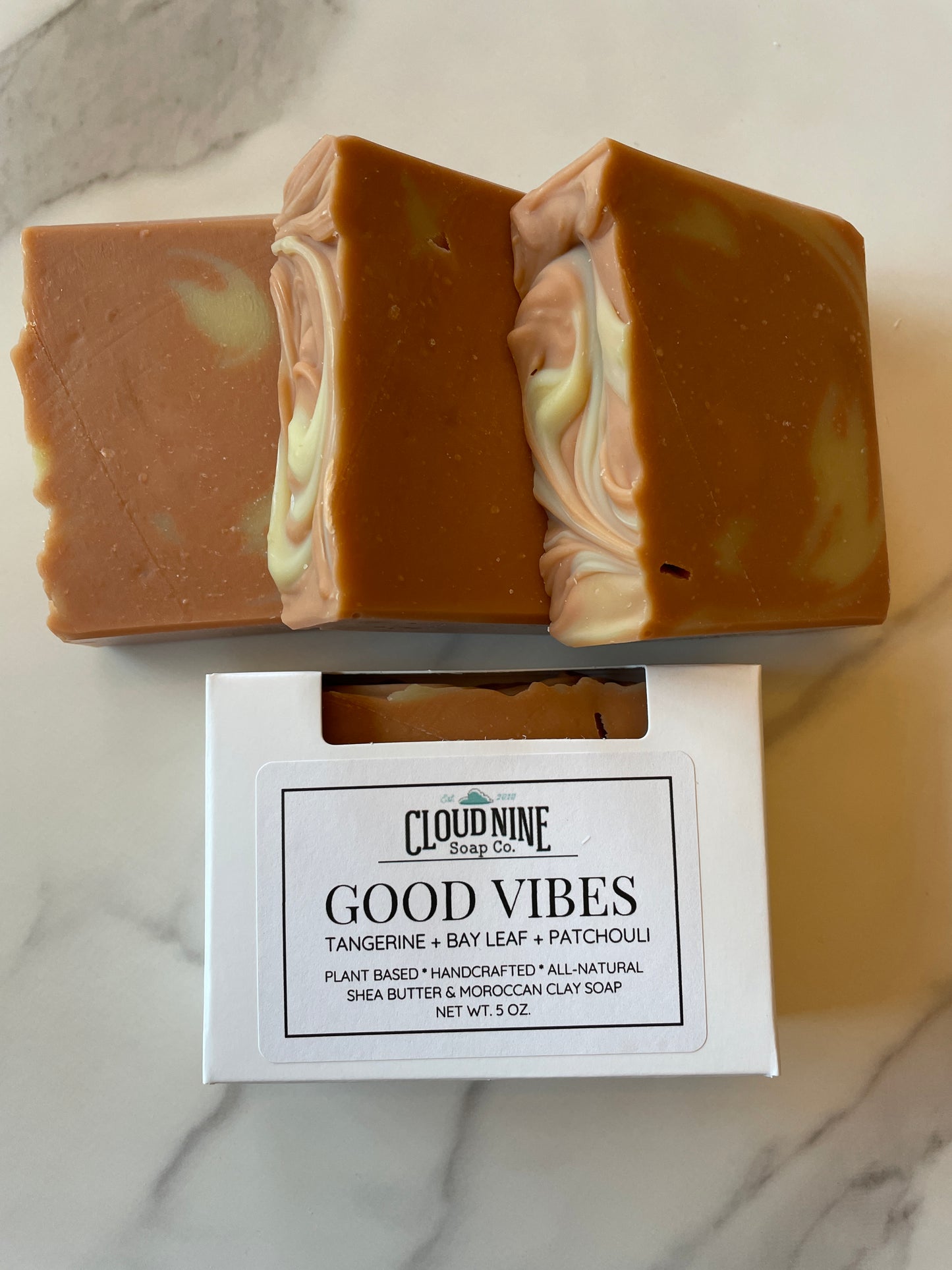 Good Vibes Soap: Tangerine, Bay Leaf + Patchouli