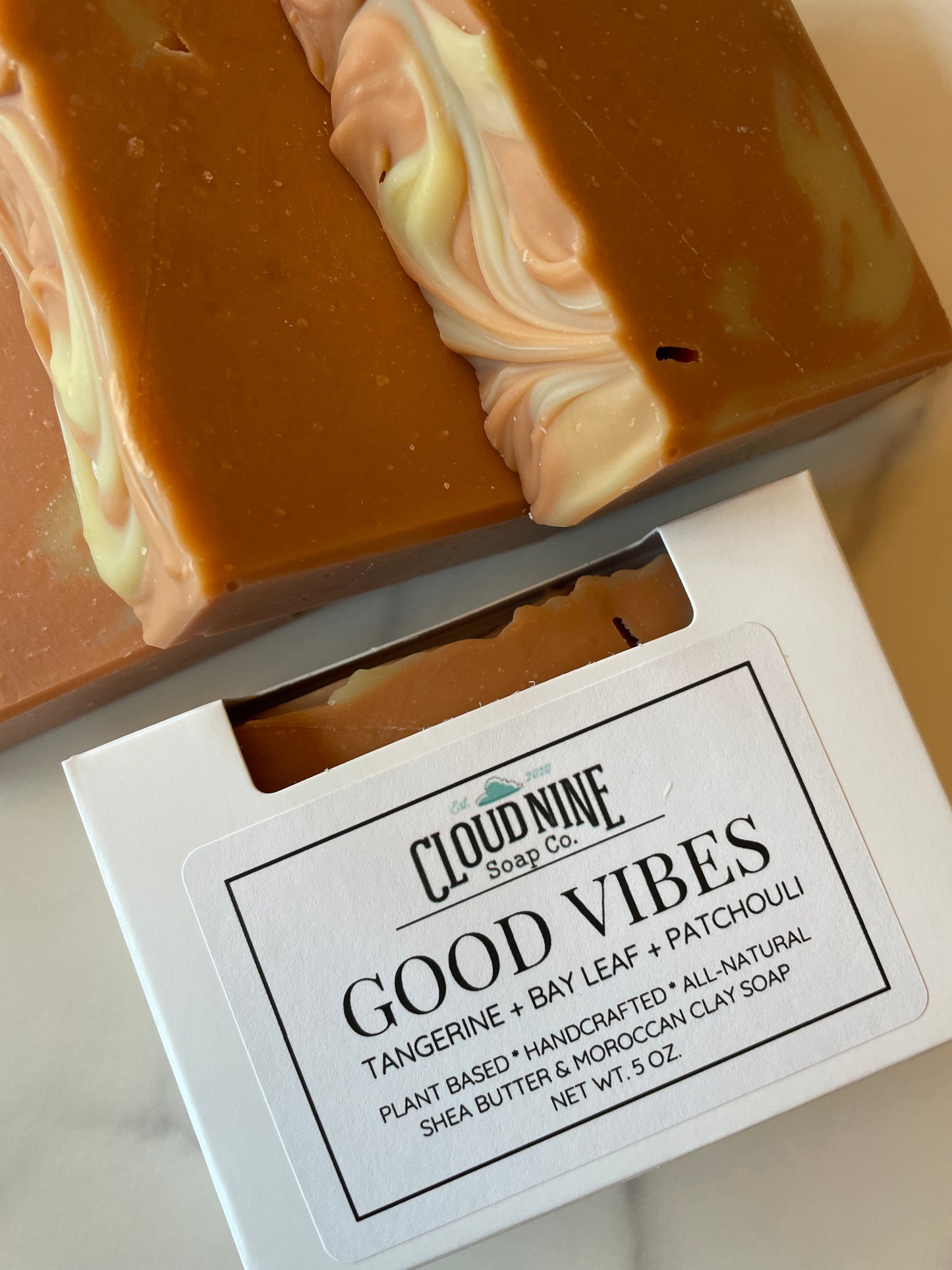 Good Vibes Soap: Tangerine, Bay Leaf + Patchouli