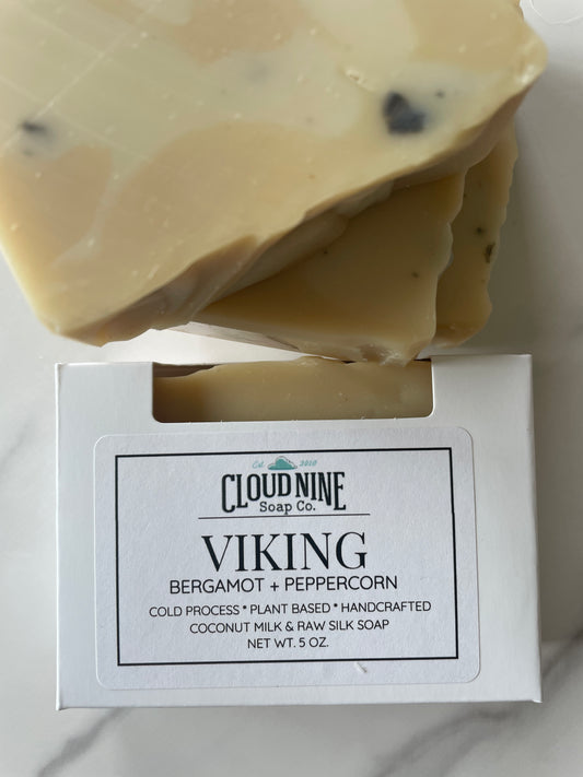 Soap of the Month, August, Viking: Bergamot, Vetivir, Peppercorn