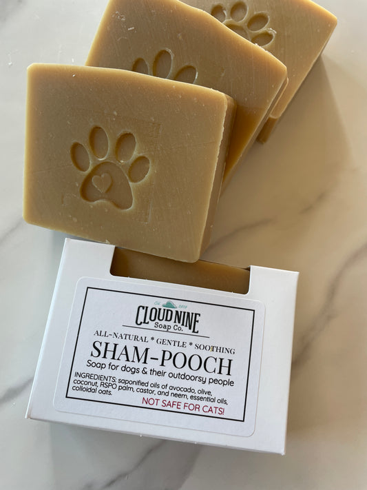 Sham-pooch: Soap for Dogs and their People, too.