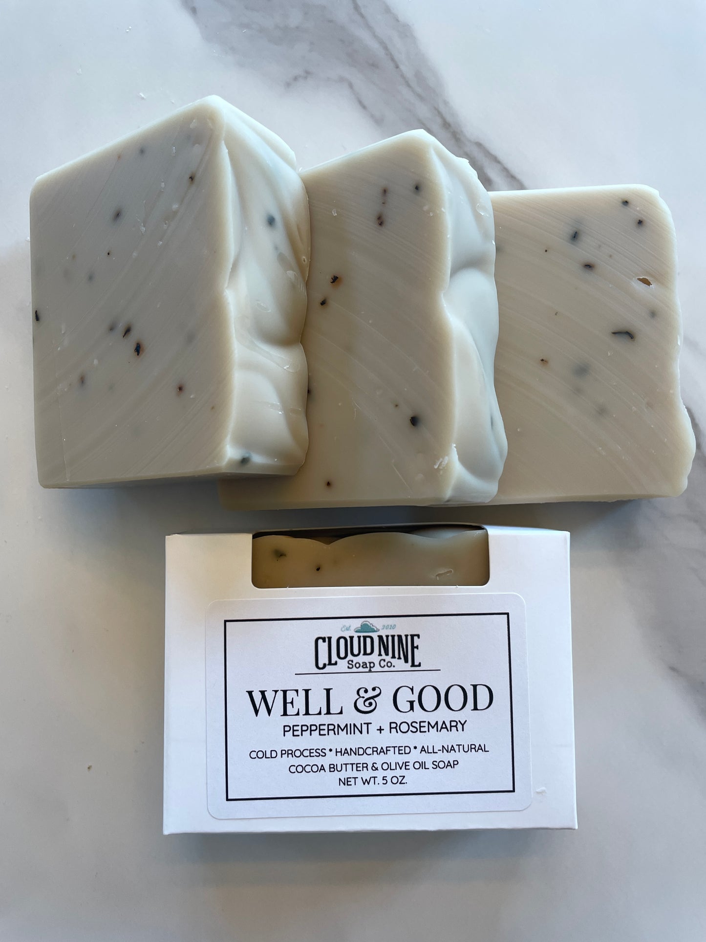 Well & Good Soap: Peppermint + Rosemary