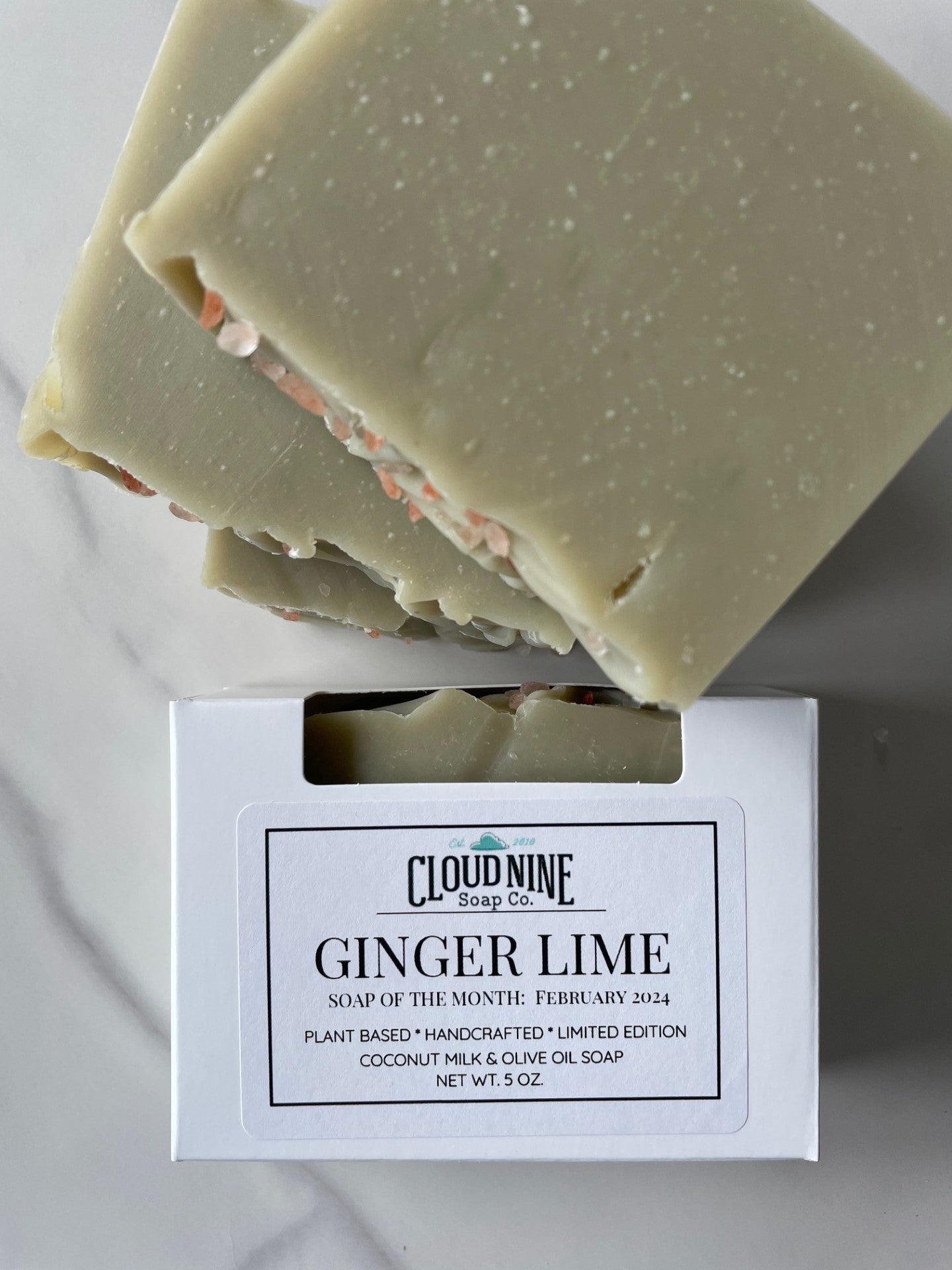 Ginger Lime Soap: Fresh Squeezed Lime + Ginger