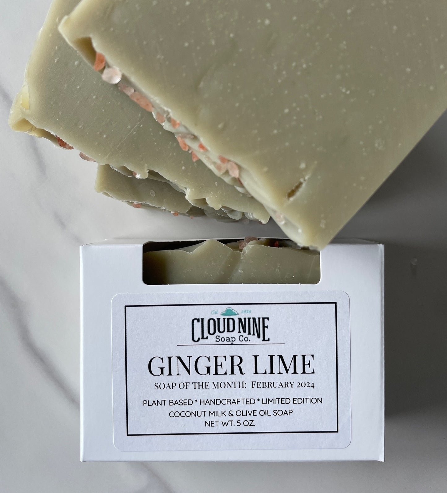 Ginger Lime Soap: Fresh Squeezed Lime + Ginger